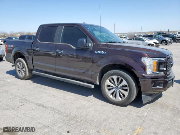 2018 Ford F-150 XL with VIN 1FTEW1CP3JKC79971, listed as a Copart auction lot 50164625 with NaN miles and Salvage Title. Bid and sale history available at carsss.com. Image 4.