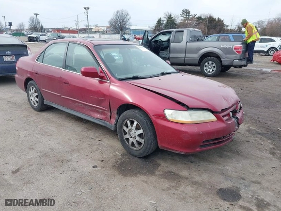 2002 Honda Accord Sdn SE with VIN 1HGCG66862A127861, listed as a IAAI auction lot 41654393 with 224,510 mi miles. Bid and sale history available at carsss.com. Image 1.