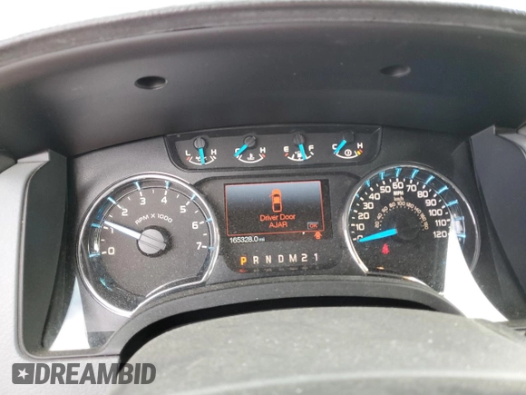 2013 Ford F-150 XL with VIN 1FTFW1ET4DKE90681, listed as a Copart auction lot 56385965 with 165,328 mi miles and Salvage title. Bid and sale history available at DreamBid. Image 9.