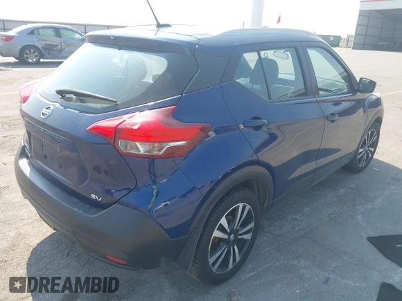 2018 Nissan Kicks SV with VIN 3N1CP5CUXJL506608, listed as a IAAI auction lot 42451752 with 77,235 mi miles and . Bid and sale history available at DreamBid. Image 4.