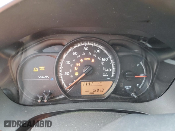 2015 Toyota Yaris L with VIN VNKKTUD33FA039266, listed as a Copart auction lot 47267365 with 76,918 mi miles and Non Repairable. Bid and sale history available at DreamBid. Image 9.