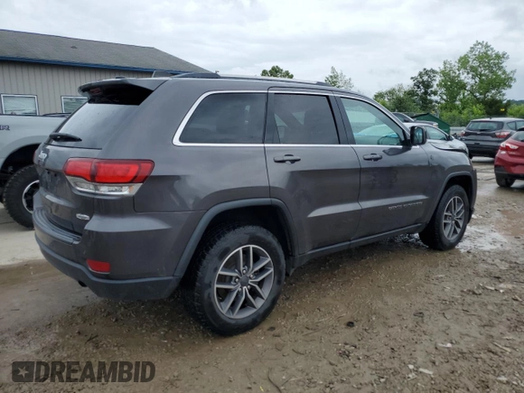 2020 Jeep Grand Cherokee Laredo E with VIN 1C4RJFAG1LC343406, listed as a Copart auction lot 60645785 with 51,831 mi miles and Salvage title. Bid and sale history available at DreamBid. Image 3.