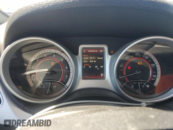 2018 Dodge Journey SE with VIN 3C4PDCAB6JT385668, listed as a Copart auction lot 53448745 with 106,446 mi miles and Salvage Title. Bid and sale history available at DreamBid. Image 9.