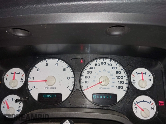 2005 Dodge 1500 SLT with VIN 1D7HU16N35J625855, listed as a IAAI auction lot 42098899 with 160,537 mi miles and . Bid and sale history available at DreamBid. Image 7.