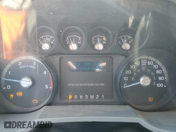 2012 Ford F-250 XL with VIN 1FT7W2BT6CEC93362, listed as a Copart auction lot 58203935 with 266,160 mi miles and Salvage title. Bid and sale history available at DreamBid. Image 9.