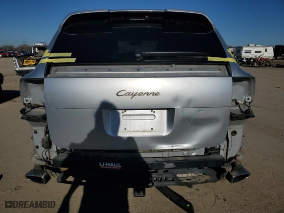 2008 Porsche Cayenne with VIN WP1AA29P98LA15909, listed as a Copart auction lot 46884555 with 192,920 mi miles and Salvage Title. Bid and sale history available at carsss.com. Image 6.