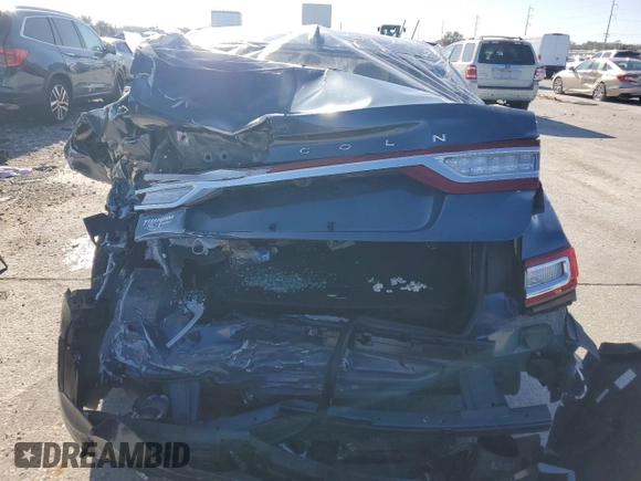 2018 Lincoln Continental Reserve with VIN 1LN6L9RP7J5612198, listed as a Copart auction lot 86664174 with 46,194 mi miles and Salvage Title. Bid and sale history available at carsss.com. Image 6.