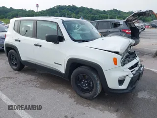 2020 Jeep Renegade Jeepster with VIN ZACNJAAB4LPL64670, listed as a IAAI auction lot 42390799 with 92,899 mi miles and . Bid and sale history available at DreamBid. Image 1.