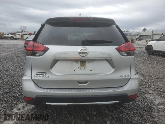 2018 Nissan Rogue SV with VIN JN8AT2MV4JW317263, listed as a Copart auction lot 45039045 with 124,579 mi miles and Salvage Title. Bid and sale history available at carsss.com. Image 6.
