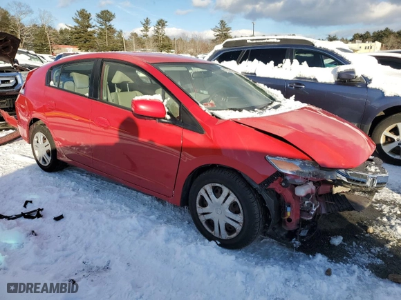 2012 Honda Insight with VIN JHMZE2H32CS006201, listed as a Copart auction lot 87679675 with 100,619 mi miles and Salvage Title. Bid and sale history available at carsss.com. Image 4.