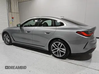 2024 BMW 4 Series 430i xDrive with VIN WBA73AV09RFS86054, listed as a Copart auction lot 52459395 with 27,653 mi miles and Clean Title. Bid and sale history available at carsss.com. Image 2.