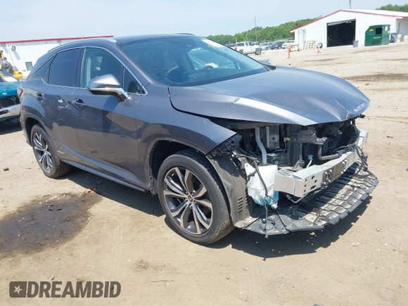 2021 Lexus RX 450h with VIN 2T2HGMDA6MC065516, listed as a IAAI auction lot 42162407 with 81,501 mi miles and . Bid and sale history available at DreamBid. Image 1.