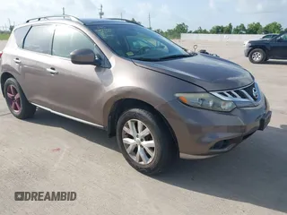 2012 Nissan Murano S with VIN JN8AZ1MU8CW116145, listed as a IAAI auction lot 42525999 with Not provided miles and . Bid and sale history available at DreamBid. Image 1.