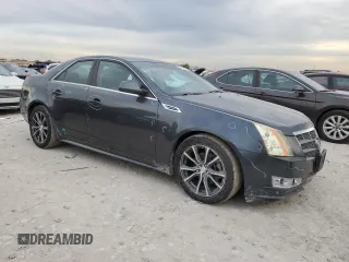 2010 Cadillac CTS Premium with VIN 1G6DS5EV9A0104827, listed as a Copart auction lot 81690744 with 81,813 mi miles and Salvage title. Bid and sale history available at DreamBid. Image 4.