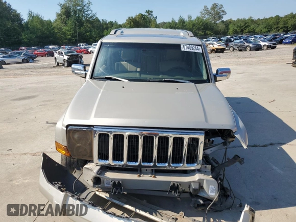2007 Jeep Commander Limited with VIN 1J8HH58287C622524, listed as a Copart auction lot 67489244 with 237,661 mi miles and Salvage title. Bid and sale history available at DreamBid. Image 5.