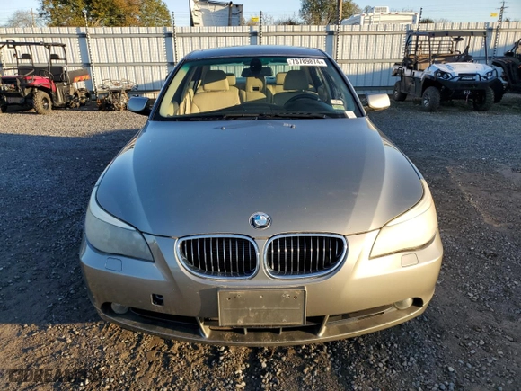 2004 BMW 5 Series 545iA with VIN WBANB335X4B112689, listed as a Copart auction lot 78789874 with 114,016 mi miles and Salvage Title. Bid and sale history available at carsss.com. Image 5.
