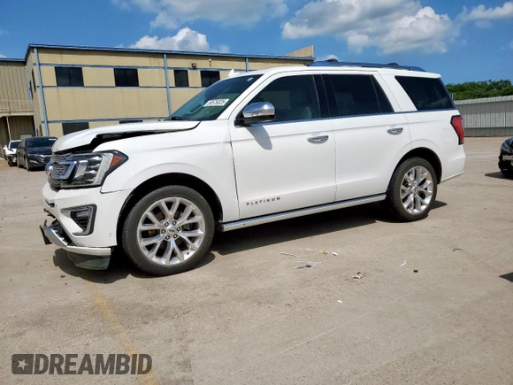 2020 Ford Expedition Platinum with VIN 1FMJU1LT6LEA14931, listed as a Copart auction lot 58579325 with 96,065 mi miles and Salvage title. Bid and sale history available at DreamBid. Image 1.