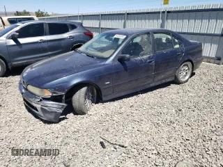 2002 BMW 5 Series 530iA with VIN WBADT63402CH93764, listed as a Copart auction lot 64886594 with 0 mi miles and Salvage Title. Bid and sale history available at carsss.com. Image 1.