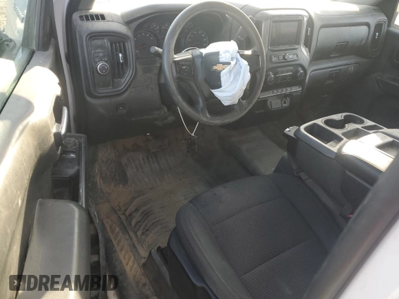 2020 Chevrolet Silverado 1500 Work Truck with VIN 3GCNWAEH7LG121522, listed as a Copart auction lot 50176095 with 166,094 mi miles and Salvage Title. Bid and sale history available at DreamBid. Image 8.