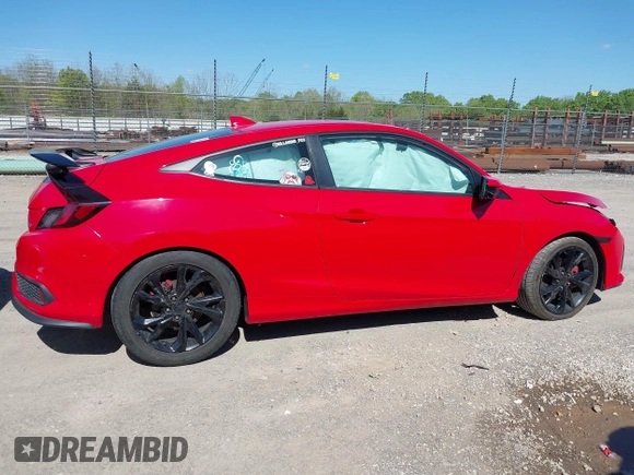 2018 Honda Civic Si Coupe with VIN 2HGFC3A59JH752808, listed as a IAAI auction lot 42018770 with 83,451 mi miles. Bid and sale history available at carsss.com. Image 13.
