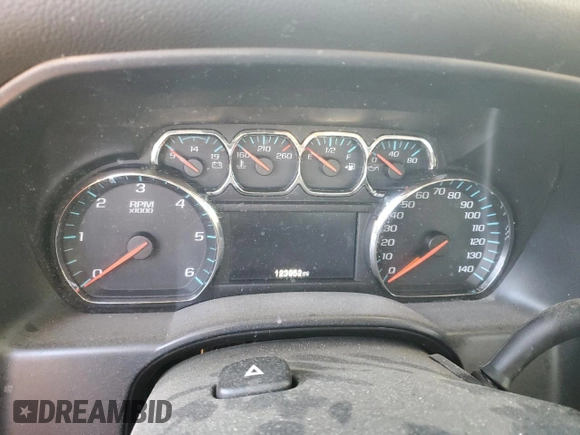 2015 Chevrolet Silverado 1500 LT with VIN 3GCUKREC2FG107879, listed as a Copart auction lot 41915375 with 123,952 mi miles and Salvage Title. Bid and sale history available at DreamBid. Image 9.