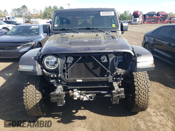 2019 Jeep Wrangler Unlimited Rubicon with VIN 1C4HJXFG2KW662384, listed as a Copart auction lot 54538255 with 78,568 mi miles and Salvage title. Bid and sale history available at DreamBid. Image 5.