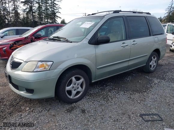 2003 Mazda MPV LX with VIN JM3LW28A730338415, listed as a IAAI auction lot 41741593 with 206,877 mi miles. Bid and sale history available at carsss.com. Image 18.