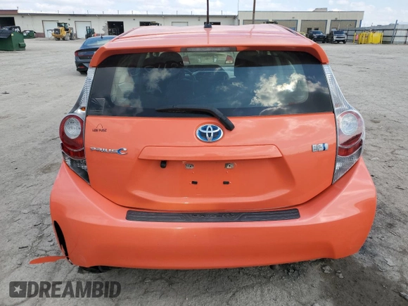 2012 Toyota Prius One with VIN JTDKDTB32C1004331, listed as a Copart auction lot 52734475 with 103,807 mi miles and Salvage Title. Bid and sale history available at carsss.com. Image 6.