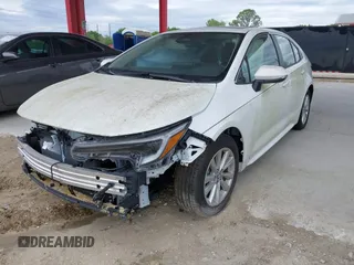 2023 Toyota Corolla Hybrid LE with VIN JTDBCMFE8P3012027, listed as a IAAI auction lot 41517460 with 4,424 mi miles. Bid and sale history available at carsss.com. Image 17.