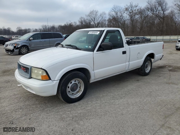 2003 GMC Sonoma SLS with VIN 1GTCS14H438253101, listed as a Copart auction lot 81305454 with 91,801 mi miles and Clean Title. Bid and sale history available at carsss.com. Image 1.