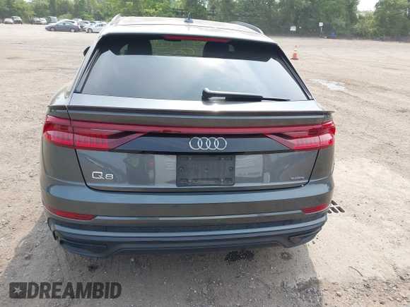 2019 Audi Q8 Prestige with VIN WA1FVAF18KD027759, listed as a IAAI auction lot 42512278 with 55,424 mi miles and . Bid and sale history available at DreamBid. Image 16.