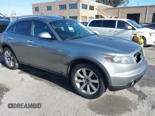 2004 Infiniti FX with VIN JNRAS08W74X213340, listed as a IAAI auction lot 41492249 with 128,109 mi miles and . Bid and sale history available at DreamBid. Image 1.