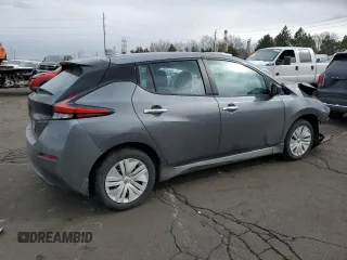 2025 Nissan LEAF S with VIN 1N4AZ1BV1SC564983, listed as a Copart auction lot 45668465 with 1,253 mi miles and Salvage Title. Bid and sale history available at carsss.com. Image 3.