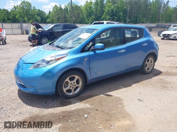 2012 Nissan LEAF SL with VIN JN1AZ0CP3CT022048, listed as a IAAI auction lot 42177290 with 49,194 mi miles and . Bid and sale history available at DreamBid. Image 2.