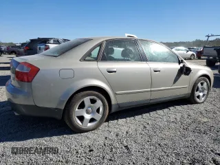 2002 Audi A4 1.8T with VIN WAULC68EX2A222465, listed as a Copart auction lot 74717594 with 146,737 mi miles and Salvage Title. Bid and sale history available at carsss.com. Image 3.