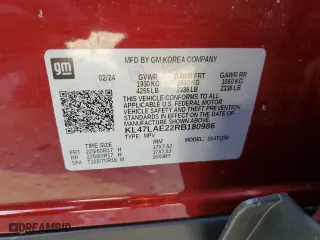 2024 Buick Envista Preferred with VIN KL47LAE22RB180986, listed as a Copart auction lot 73884374 with 0 mi miles and Non Repairable. Bid and sale history available at carsss.com. Image 13.