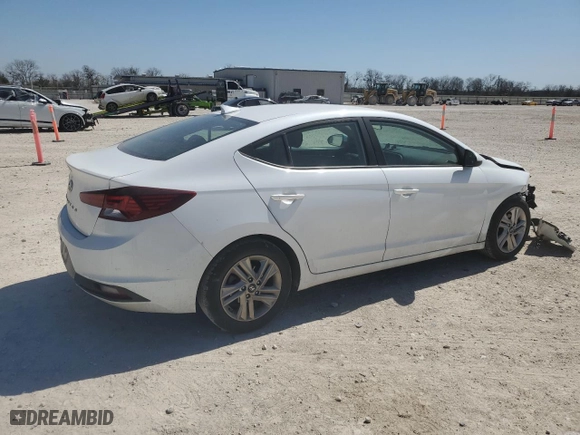 2019 Hyundai Elantra SEL with VIN 5NPD84LF8KH423853, listed as a Copart auction lot 48943405 with 169,044 mi miles and Salvage Title. Bid and sale history available at carsss.com. Image 3.