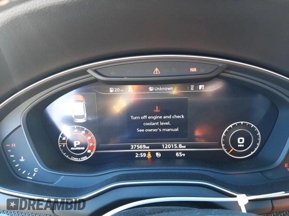 2018 Audi SQ5 Premium Plus with VIN WA1A4AFY5J2248501, listed as a Copart auction lot 73626253 with 37,569 mi miles and . Bid and sale history available at DreamBid. Image 9.