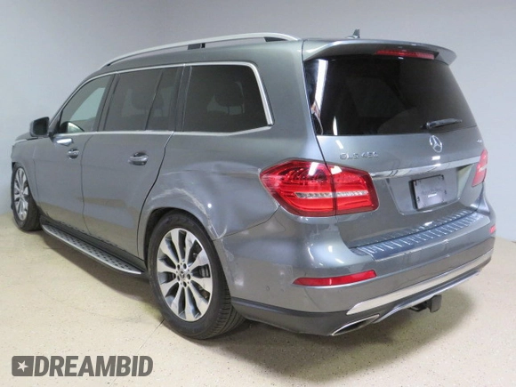 2019 Mercedes-Benz GLS 450 with VIN 4JGDF6EE8KB237779, listed as a Copart auction lot 72995084 with 55,708 mi miles and Salvage Title. Bid and sale history available at DreamBid. Image 4.