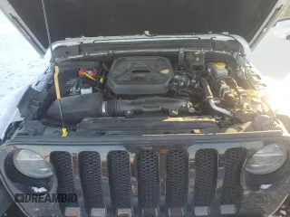 2021 Jeep Wrangler Unlimited Willys with VIN 1C4HJXDN9MW831580, listed as a Copart auction lot 87235714 with 42,442 mi miles and Non Repairable. Bid and sale history available at DreamBid. Image 13.
