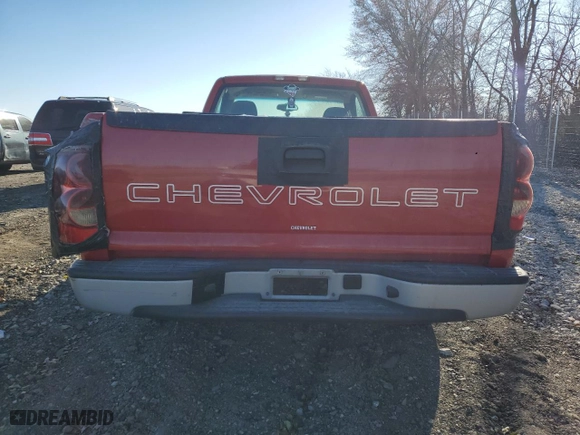 2006 Chevrolet Silverado 1500 Work Truck with VIN 1GCEC14X46Z112945, listed as a Copart auction lot 43107505 with 146,761 mi miles and Non Repairable. Bid and sale history available at carsss.com. Image 6.