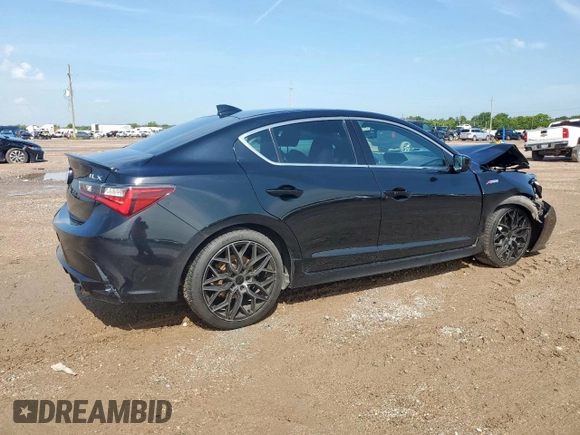 2019 Acura ILX Premium with VIN 19UDE2F87KA007666, listed as a Copart auction lot 61097745 with 208,813 mi miles and Salvage title. Bid and sale history available at DreamBid. Image 3.