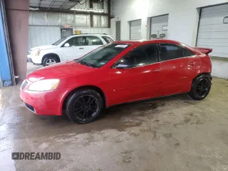 2006 Pontiac G6 6-Cyl z VIN 1G2ZG558964248378, wystawiony jako Copart lot #55298095 z przebiegiem 112 466 mil mil oraz Szkoda całkowita • Salvage title. Historia ofert i sprzedaży dostępna na DreamBid. Obrazek 1.
