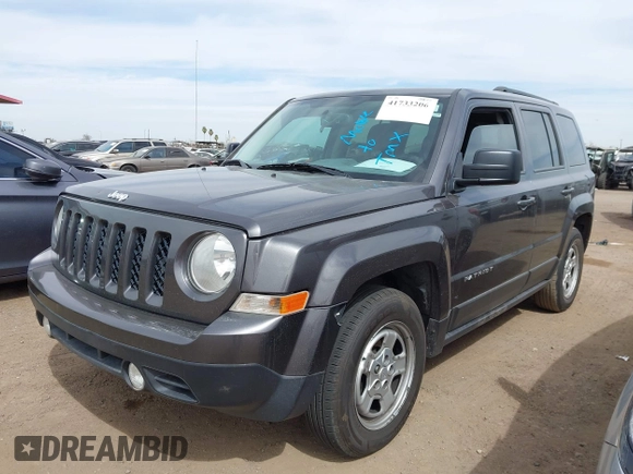 2017 Jeep Patriot Sport SE with VIN 1C4NJPBA3HD136578, listed as a IAAI auction lot 41733206 with 193,522 mi miles and . Bid and sale history available at DreamBid. Image 18.