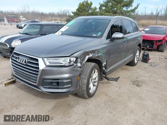 2017 Audi Q7 Premium Plus with VIN WA1LAAF76HD042448, listed as a IAAI auction lot 42030033 with 97,540 mi miles. Bid and sale history available at carsss.com. Image 17.