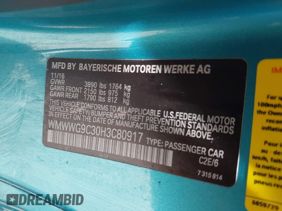 2017 MINI Convertible Cooper S z VIN WMWWG9C30H3C80917, wystawiony jako IAAI lot #42227320 z przebiegiem 38 490 mil mil oraz . Historia ofert i sprzedaży dostępna na DreamBid. Obrazek 9.