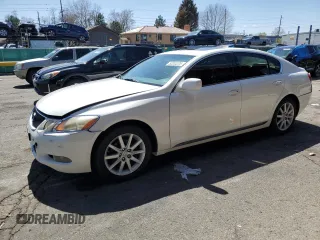 2006 Lexus GS 300 with VIN JTHCH96S360010600, listed as a Copart auction lot 52204375 with 154,920 mi miles and Salvage Title. Bid and sale history available at carsss.com. Image 1.