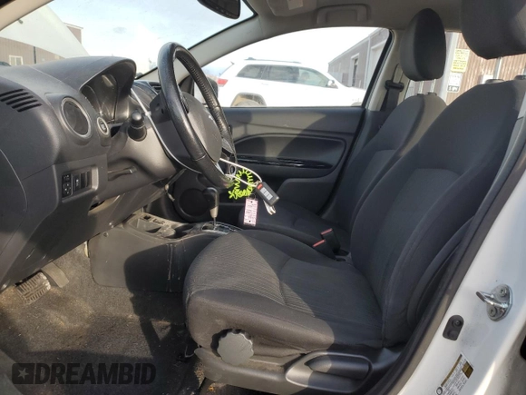 2017 Mitsubishi Mirage G4 SE with VIN ML32F4FJ1HHF11654, listed as a Copart auction lot 83892664 with 59,292 mi miles and Salvage Title. Bid and sale history available at carsss.com. Image 7.