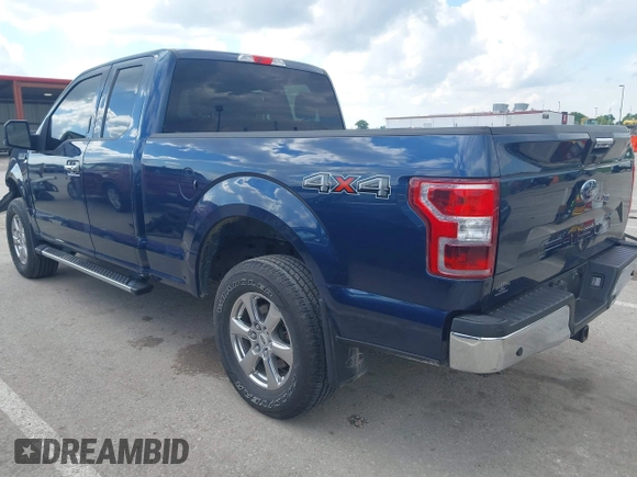 2018 Ford F-150 XL with VIN 1FTFX1E53JFB54183, listed as a IAAI auction lot 42224389 with 62,782 mi miles and . Bid and sale history available at DreamBid. Image 3.