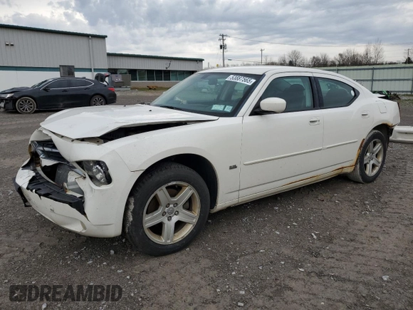 2010 Dodge Charger SXT with VIN 2B3CA3CV1AH188187, listed as a Copart auction lot 53887565 with 151,635 mi miles and Salvage Title. Bid and sale history available at carsss.com. Image 1.